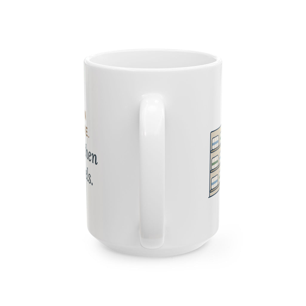 Large Retail Clinic Nurse Mug 15oz - Clinic in Aisle Nine. Strep Test, Then Paper Towels.