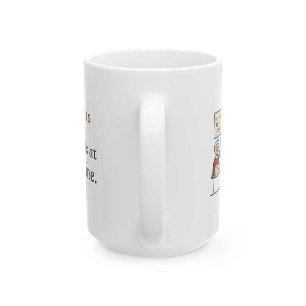 Large Assisted Living Nurse Mug 15oz - Bingo Starts at Two, Med Pass Ends at 1:59