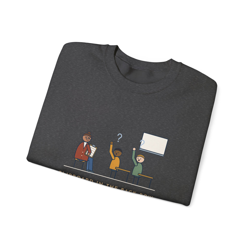 Instructional Coach Crewneck Sweatshirt - Two Kids Asked If I'm the Sub