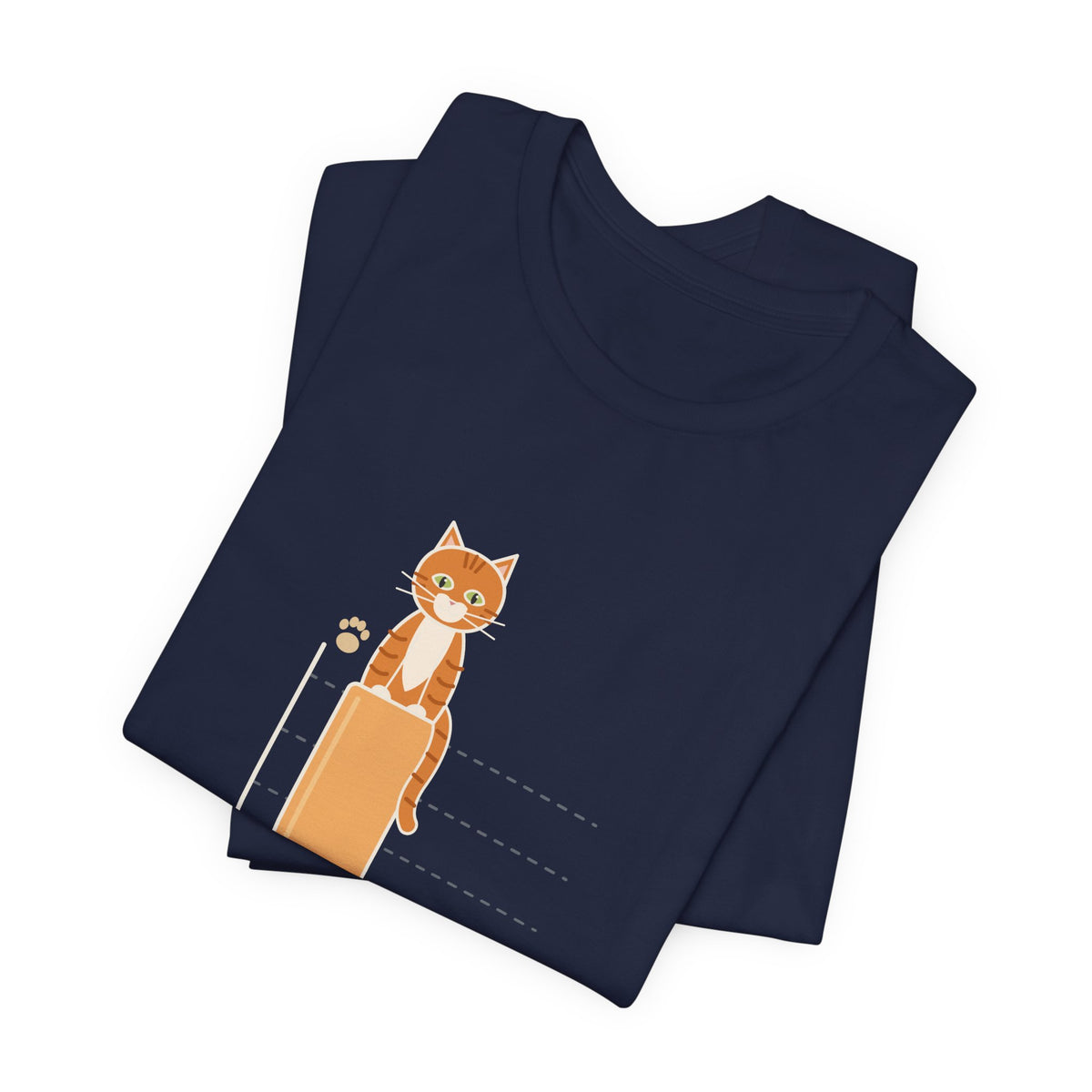 Orange Cat T-Shirt - Statistically, I'm a Boy. Funny Ginger Cat Owner Tee