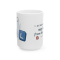 Large 15oz Radiology Tech Mug - I Always Know My Left From My Right X-Ray Gift
