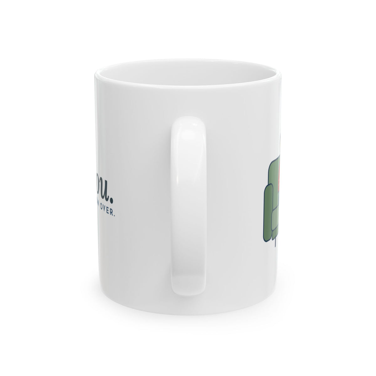 British Shorthair Coffee Mug - Loves You. From the Next Cushion Over. Cat Gift Mug