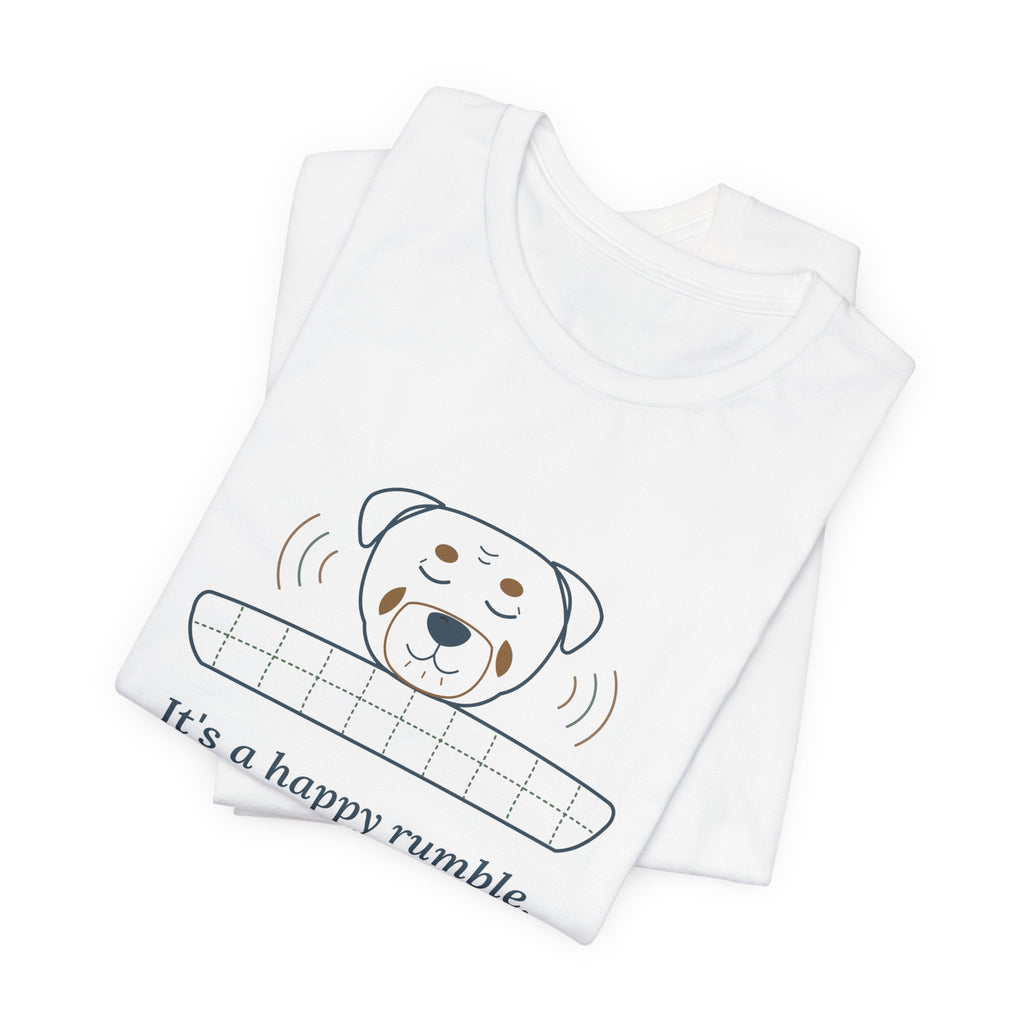 Rottweiler T-Shirt - It's a Happy Rumble, I Promise Gentle Rottie Owner Tee