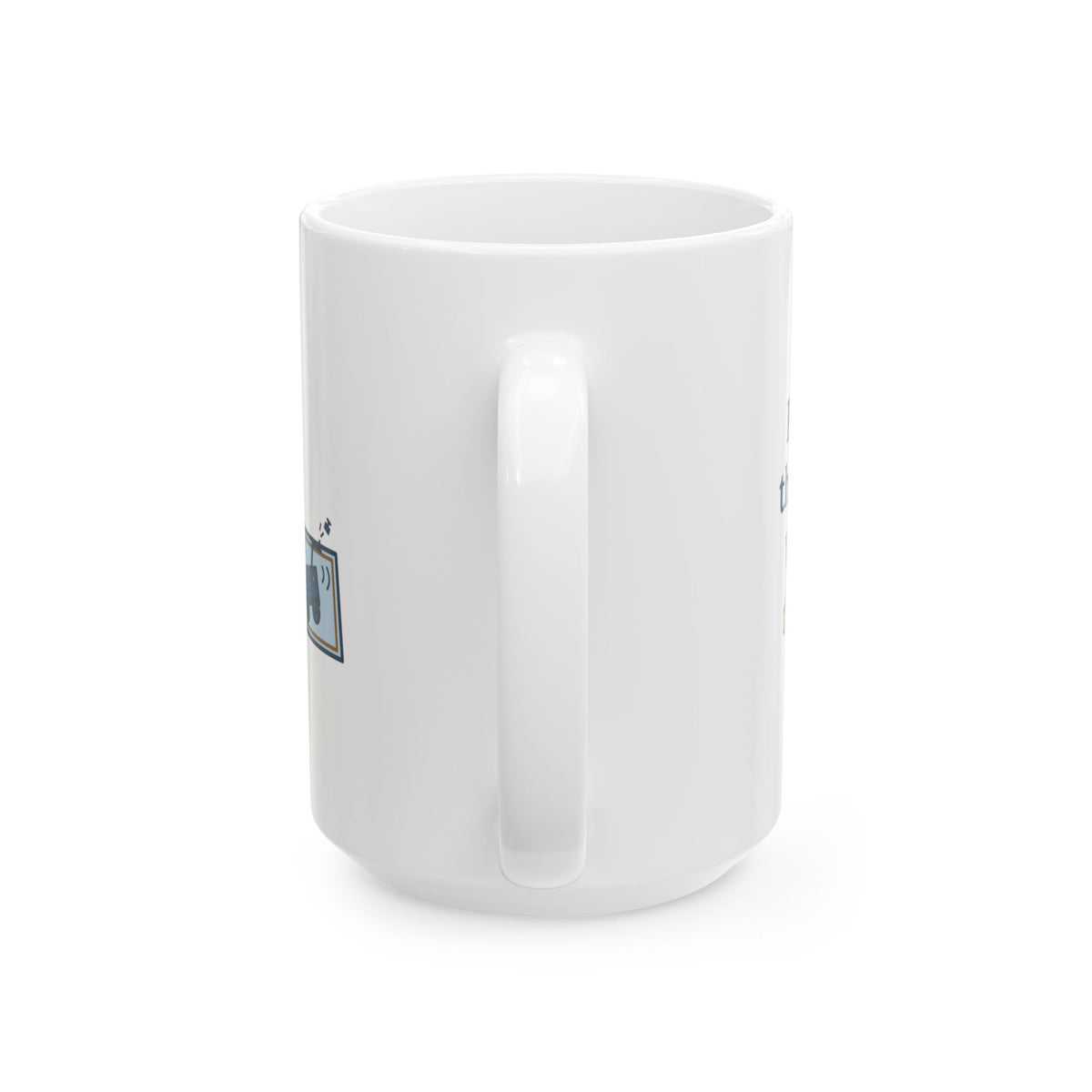 Large 15oz Robotics Team Coach Mug - Straight in Practice, Wobbly at the Match