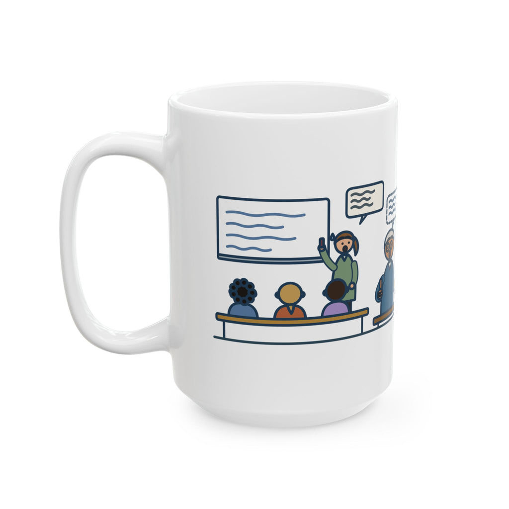 Large 15oz Cooperating Teacher Mug - Mouthed Every Word From the Back