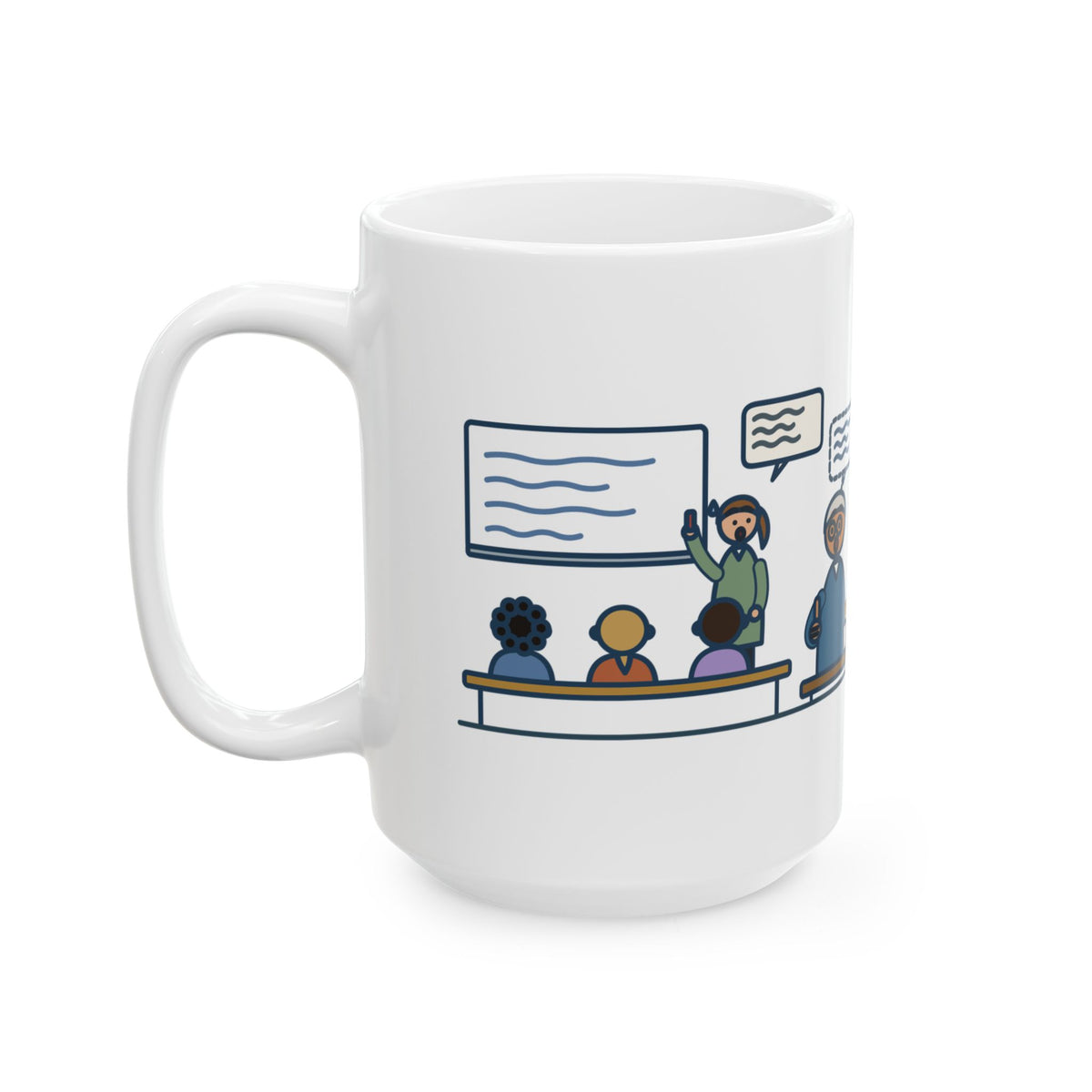 Large 15oz Cooperating Teacher Mug - Mouthed Every Word From the Back