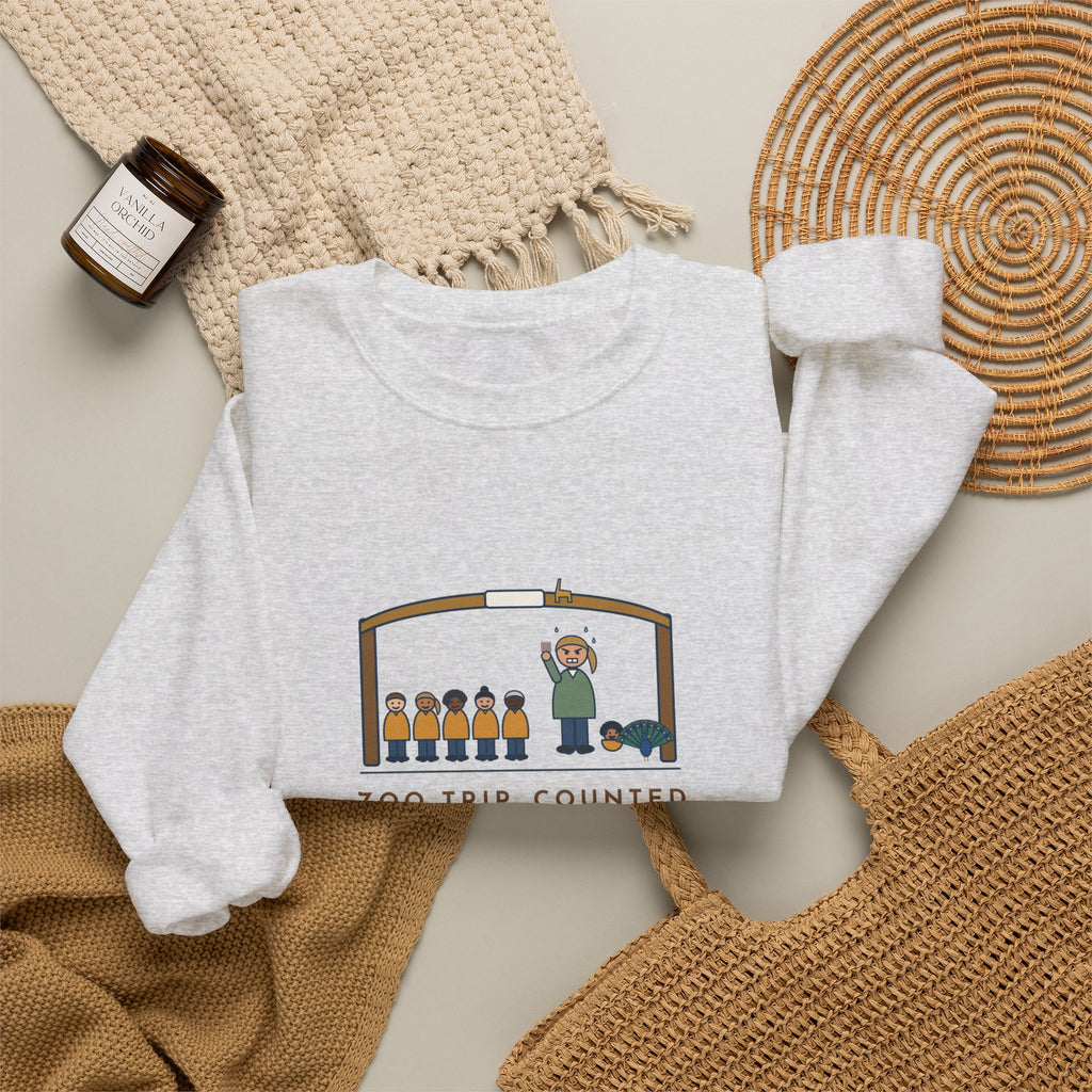 Field Trip Crewneck Sweatshirt - Counted Twenty-Five Once and Aged a Year