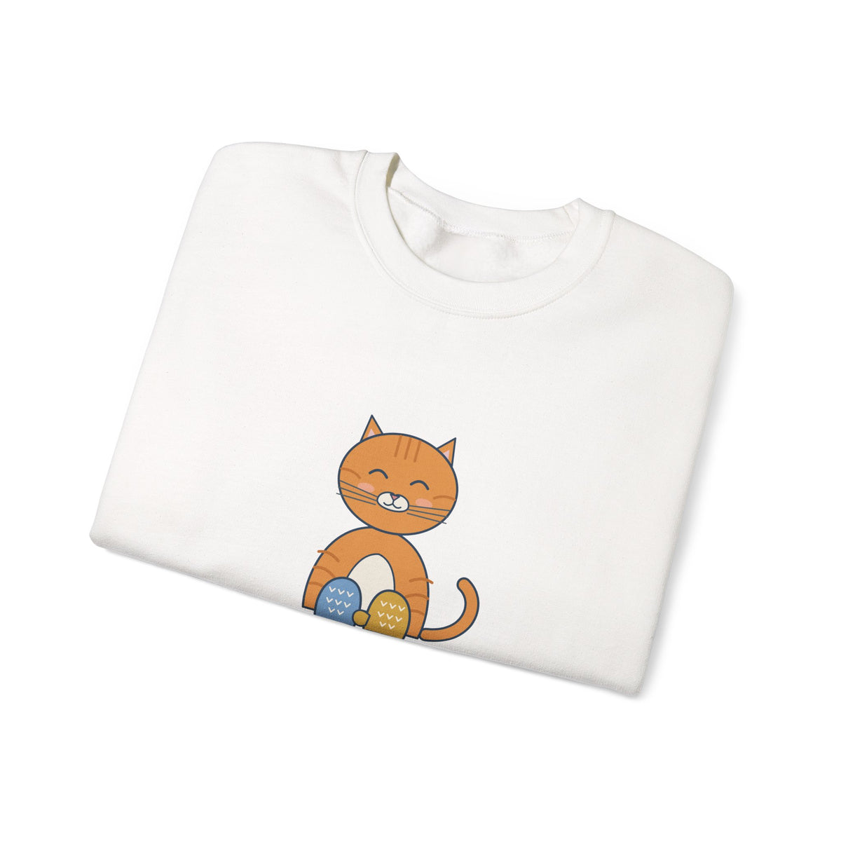 Polydactyl Cat Crewneck Sweatshirt - Born With Mittens Extra Toes Cat Gift