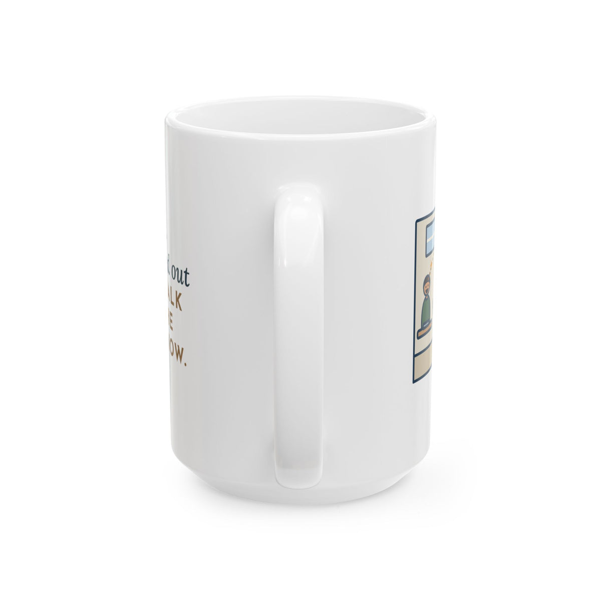 The Kids Figured Out They Can Talk Across the Cafeteria Now 15oz Mug, Large Funny ASL Teacher Coffee Mug