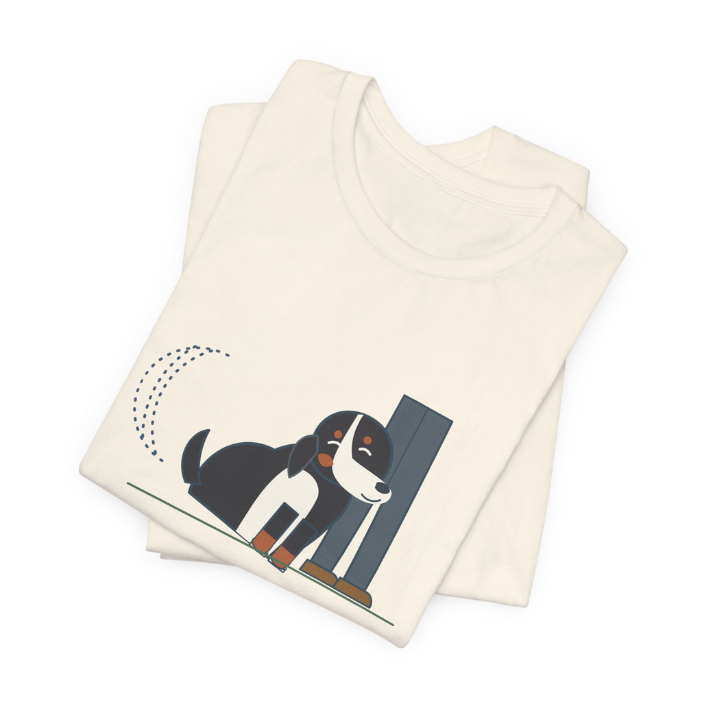 Bernese Mountain Dog T-Shirt - Lean Incoming Funny Berner Lean Tee