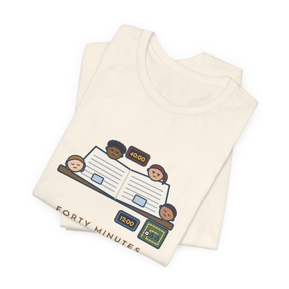 Funny Board Game T-Shirt - Forty Minutes Reading the Rules, Twelve Minutes Playing