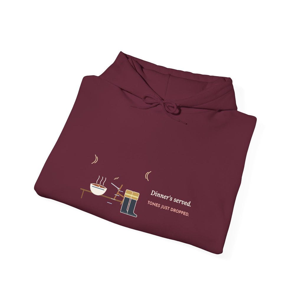 Firefighter Hoodie - Dinner's Served. Tones Just Dropped. Firehouse Hooded Sweatshirt