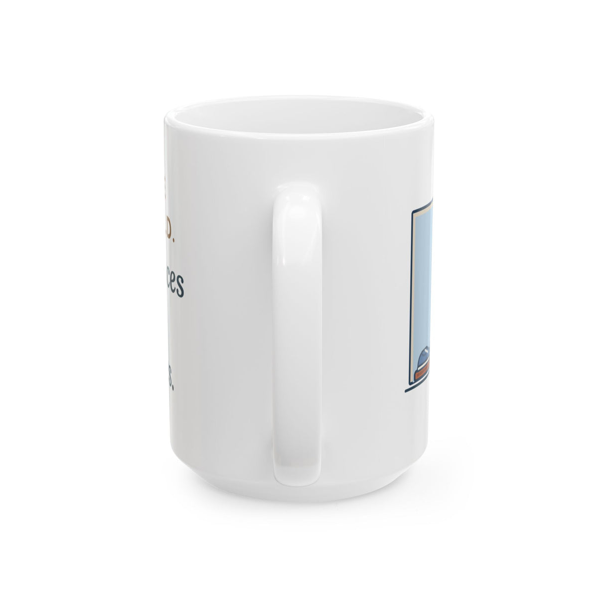 Large 15oz Burmilla Mug - Twelve and Still Pouncing Silver Senior Cat Gift
