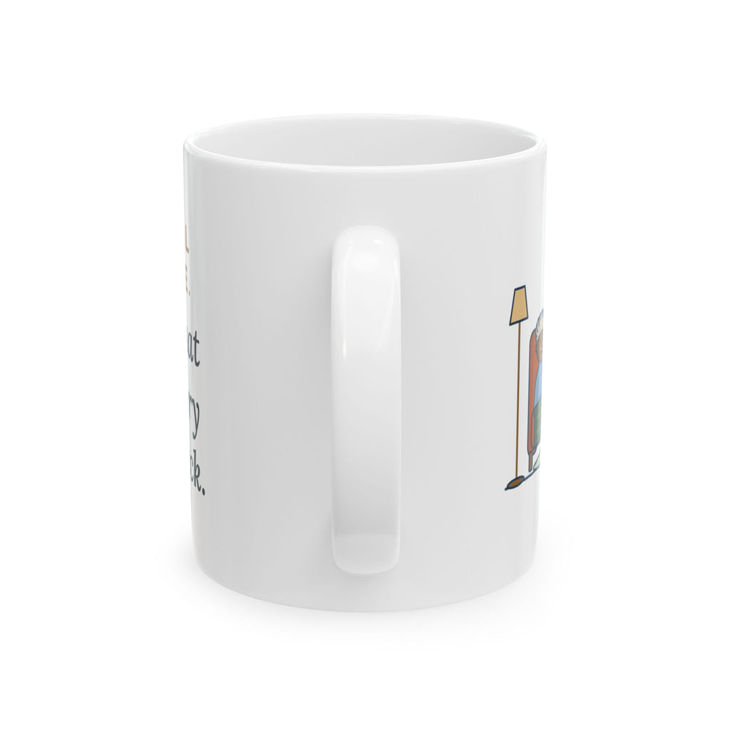 At-Home Care Nurse Coffee Mug - The Dog Sat In on Every Vitals Check