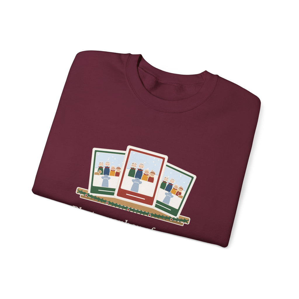 Family Photographer Crewneck Sweatshirt - Photographer of Every Christmas Card, Not in One