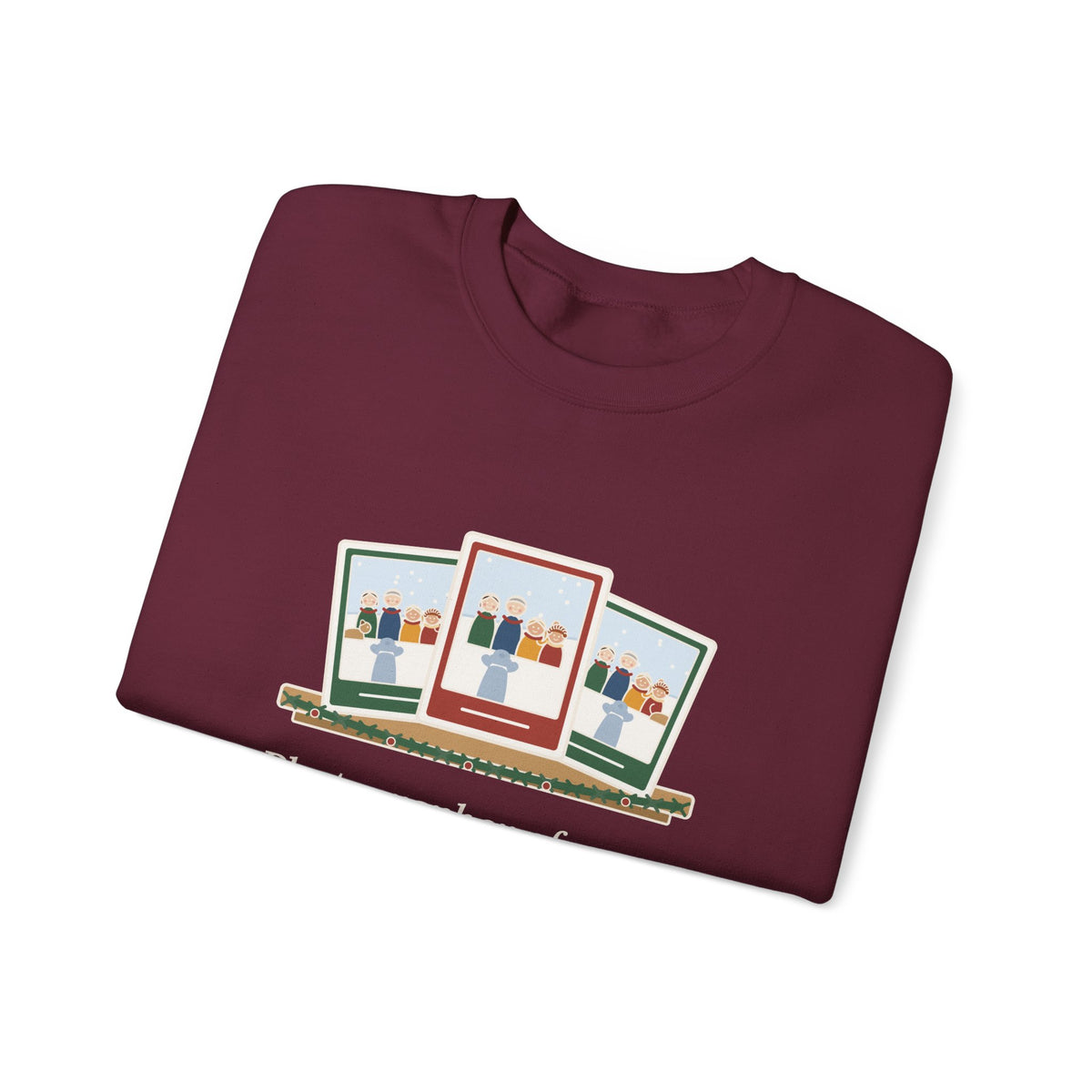 Family Photographer Crewneck Sweatshirt - Photographer of Every Christmas Card, Not in One