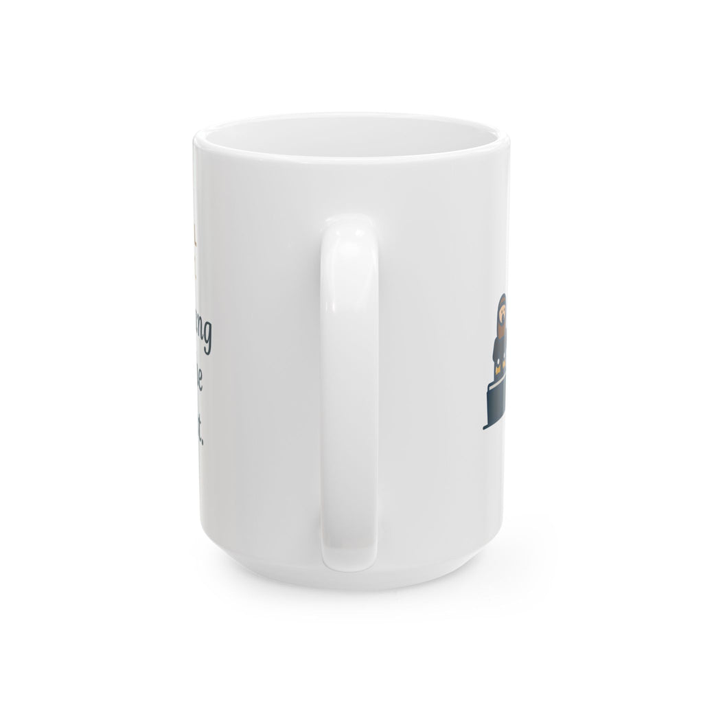 Large Handbell Choir Mug 15oz - The Silent Rest That Wasn't Silent