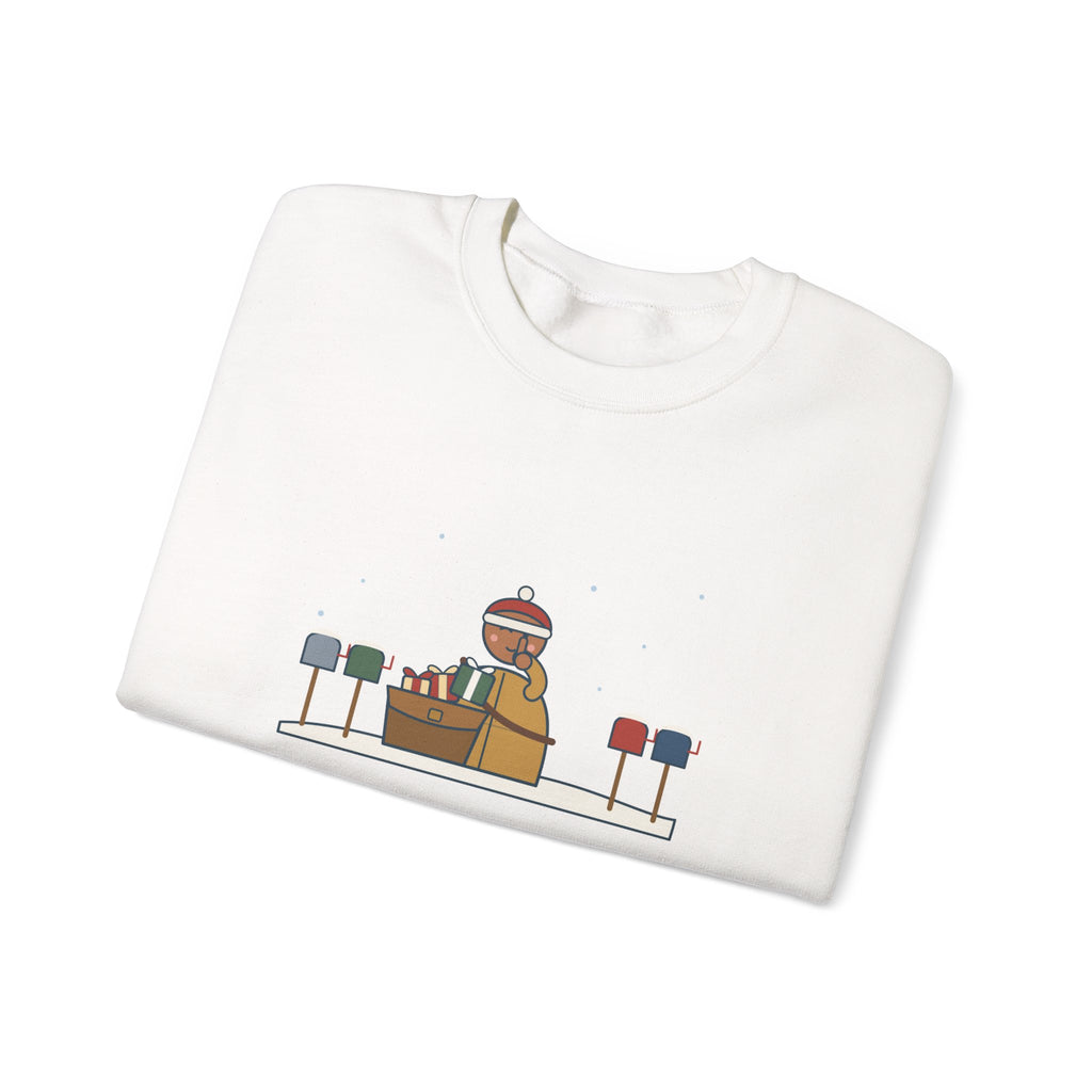 Mail Carrier Christmas Crewneck Sweatshirt - I Know Every Gift on Your List. I'm Not Telling