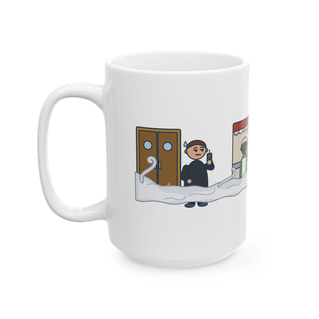 Large Stagecraft Teacher Mug 15oz - Tech Rehearsal, the Fog Machine Reached the Cafeteria