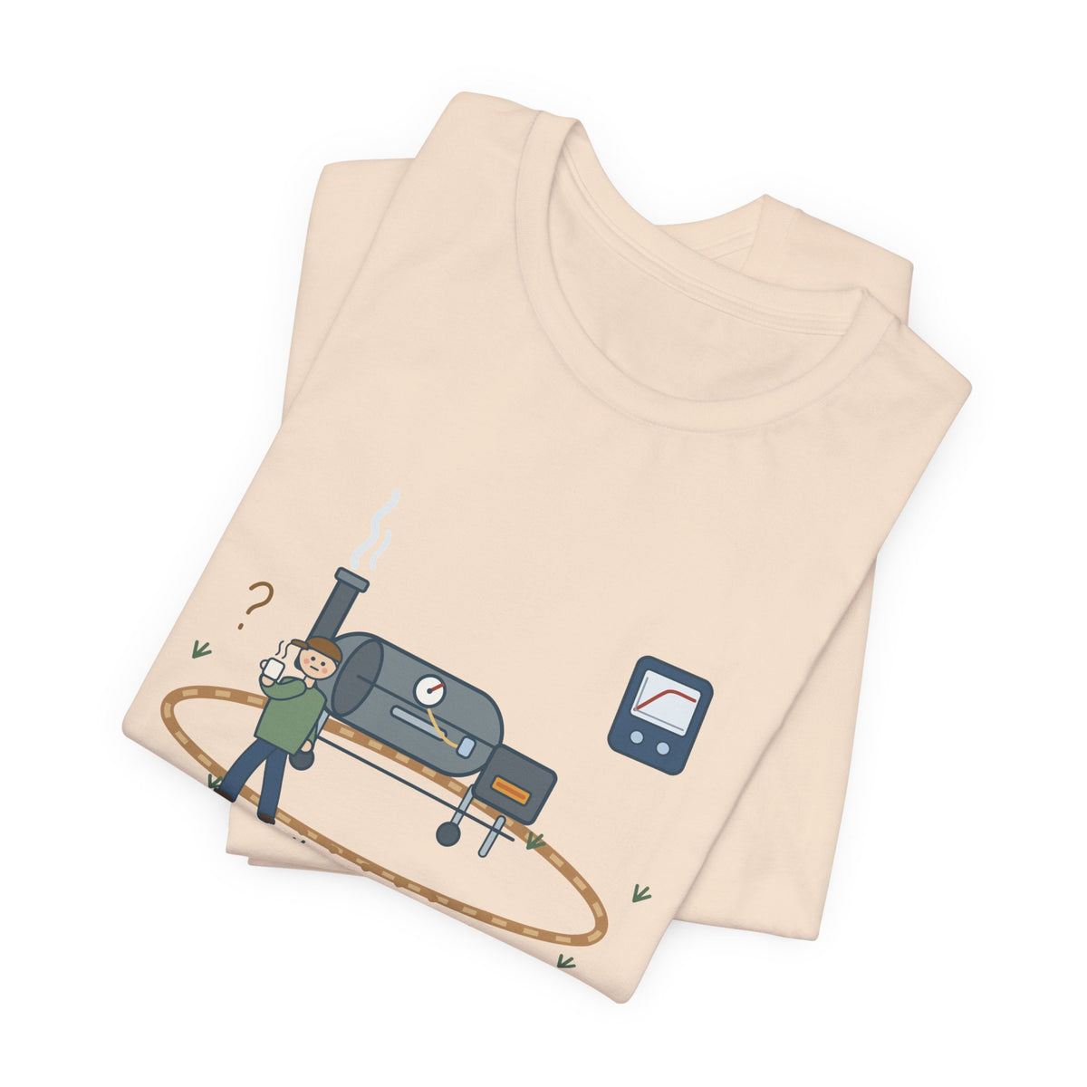 BBQ Smoker T-Shirt - Brisket Stall. Pacing the Yard. Funny Pitmaster Dad Tee
