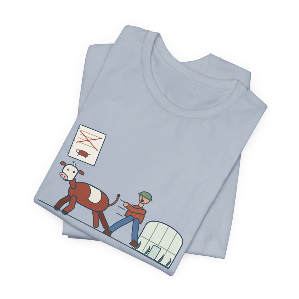 Ag Teacher T-Shirt - Lesson Plan: The Heifer Got Out, Funny Agriculture Teacher Tee