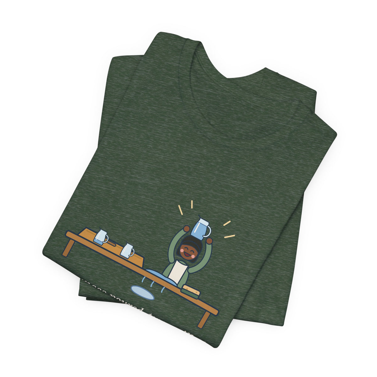 Montessori Guide T-Shirt - Four Ounces Poured, Two Spilled, One Very Proud Kid Teacher Tee