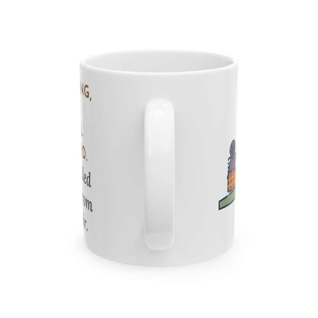 Thanksgiving Mug, Touch Football in the Yard, Grandpa Called Every Play from a Lawn Chair, Funny Coffee Mug 11oz