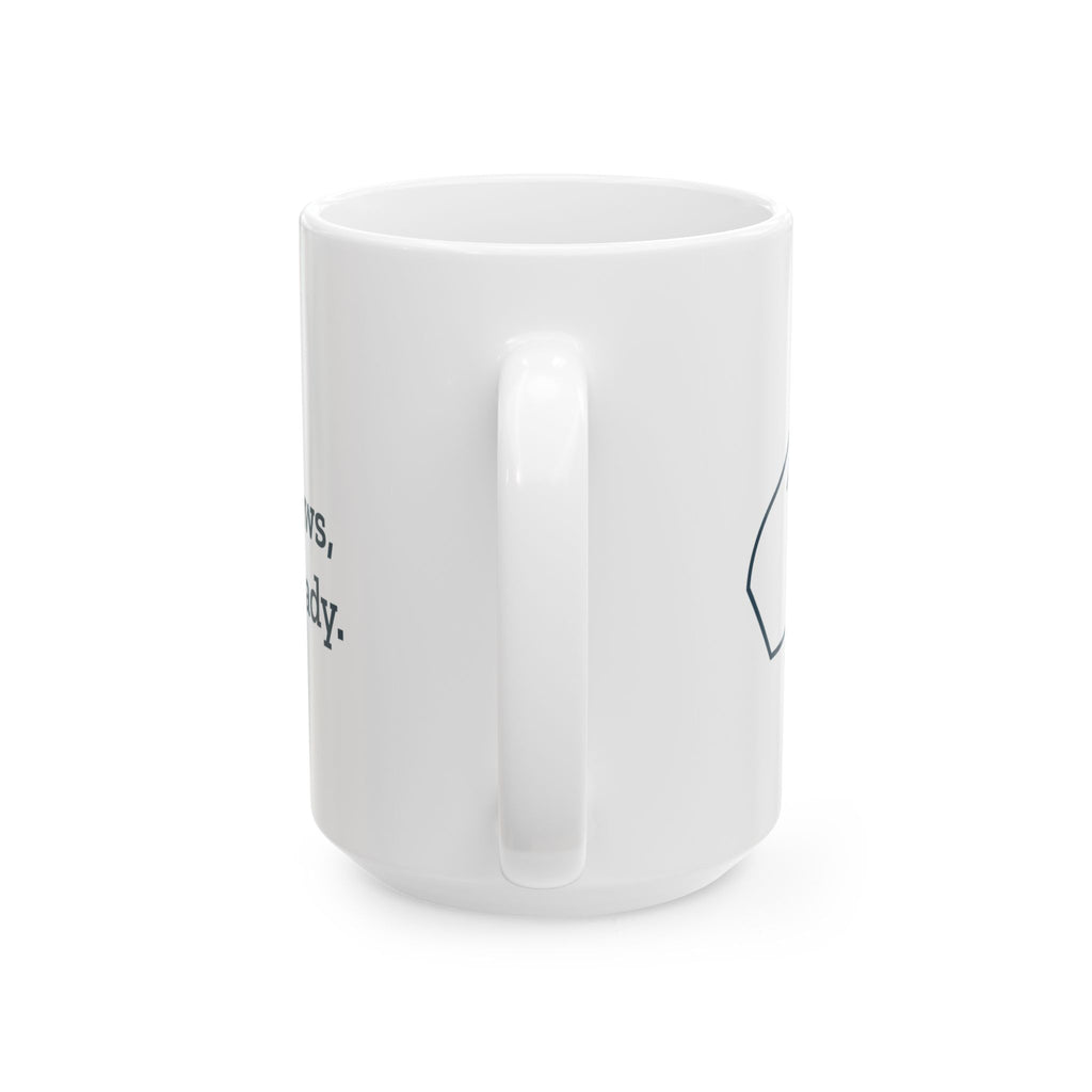 Large 15oz Vet Tech Mug - Holding Paws, Holding Steady. Veterinary Technician Coffee Mug