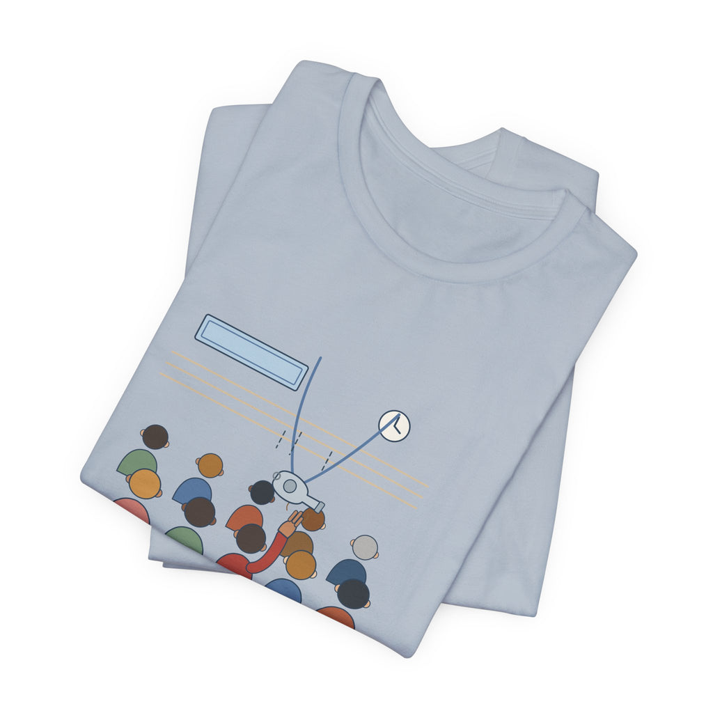 Volunteer Coach T-Shirt - One Raised Hand at the Parent Meeting. Head Coach.