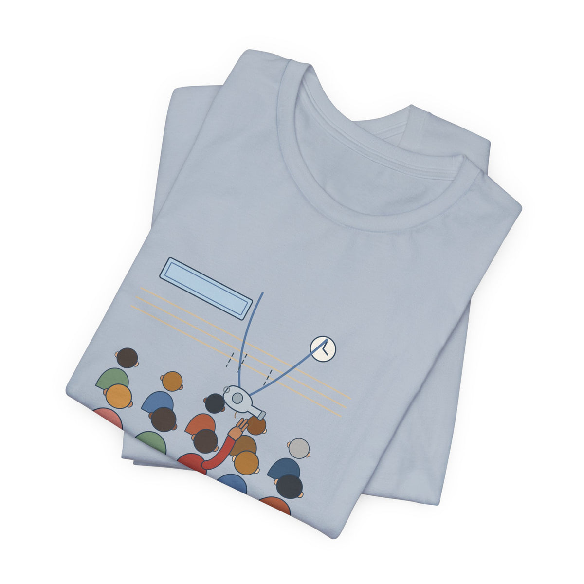 Volunteer Coach T-Shirt - One Raised Hand at the Parent Meeting. Head Coach.