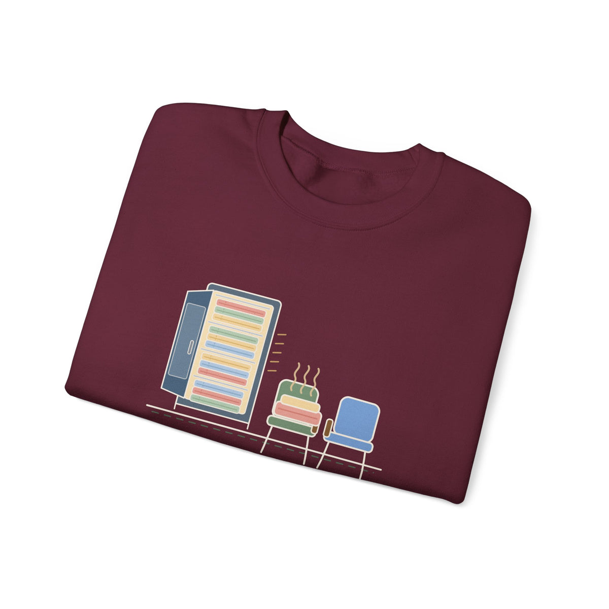 Chaplain Crewneck Sweatshirt - Mostly I Listen. Sometimes I Find Warm Blankets.