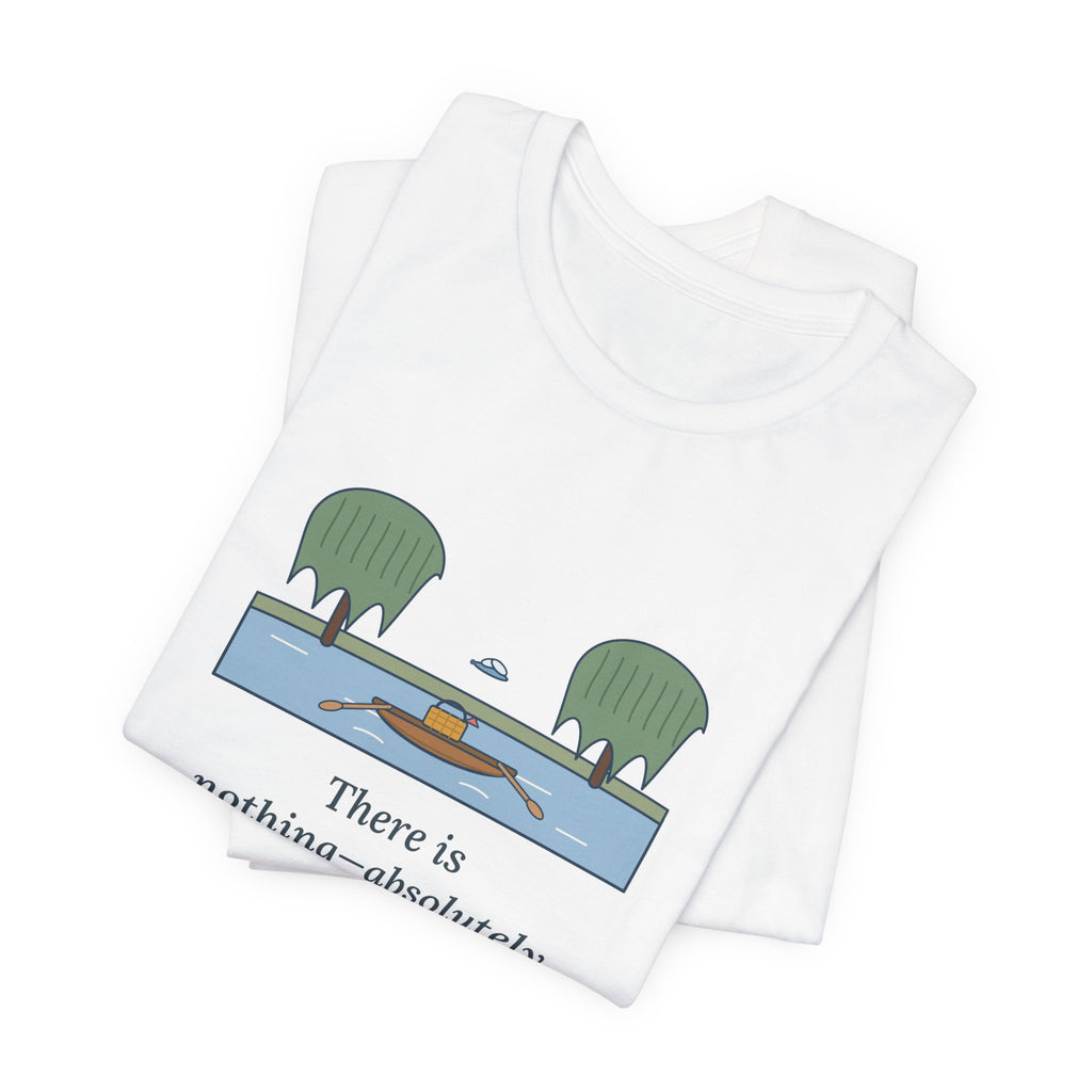 Grahame Quote T-Shirt, Simply Messing About in Boats, Boating River Rowboat Tee