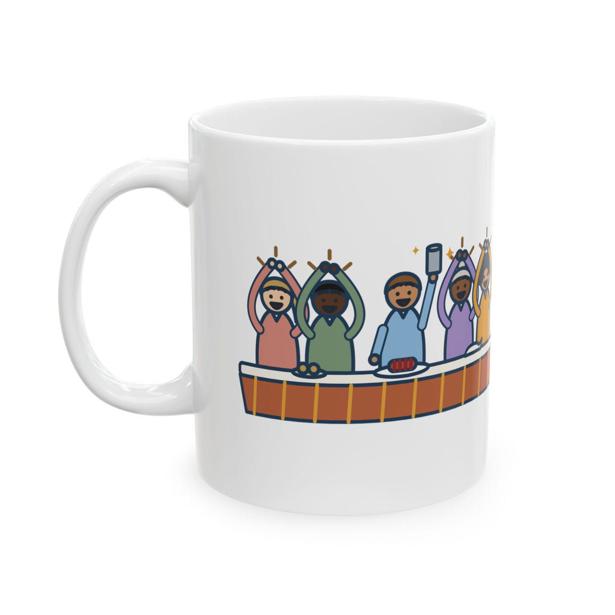 Thanksgiving Mug, Cranberry Sauce Out of the Can in One Piece, The Table Applauded, Funny Coffee Mug 11oz