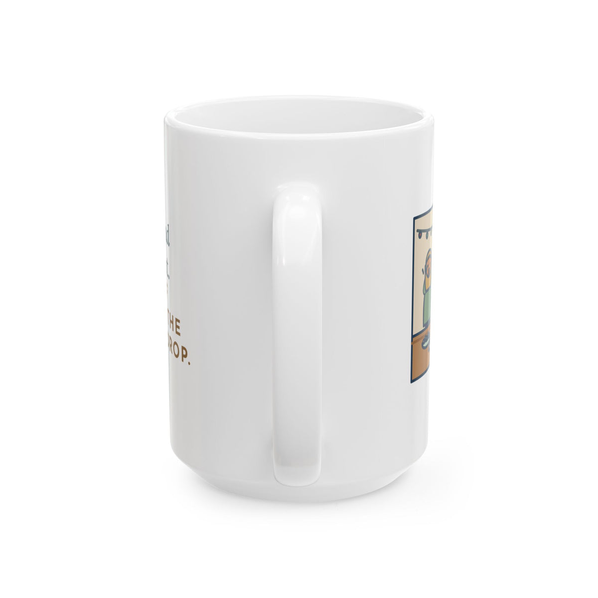 The Roof Slid Off at the Second Gumdrop 15oz Mug, Large Funny Gingerbread House Coffee Mug