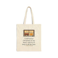 I Will Honour Christmas in My Heart Tote Bag, Christmas Dickens Quote Tote with Candlelit Window