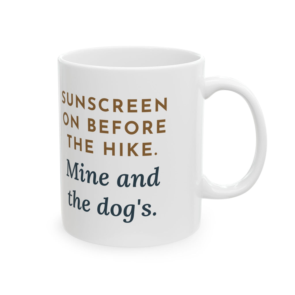 Xoloitzcuintli Coffee Mug - Mine and the Dog's Trailhead Morning