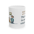 At-Home Care Nurse Coffee Mug - The Dog Sat In on Every Vitals Check