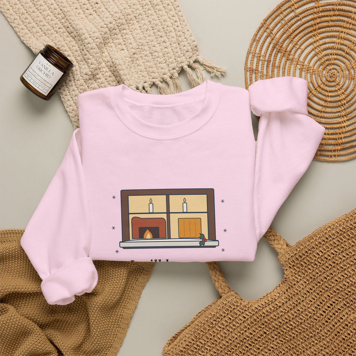 I Will Honour Christmas in My Heart Sweatshirt, Christmas Dickens Quote Crewneck with Candlelit Window