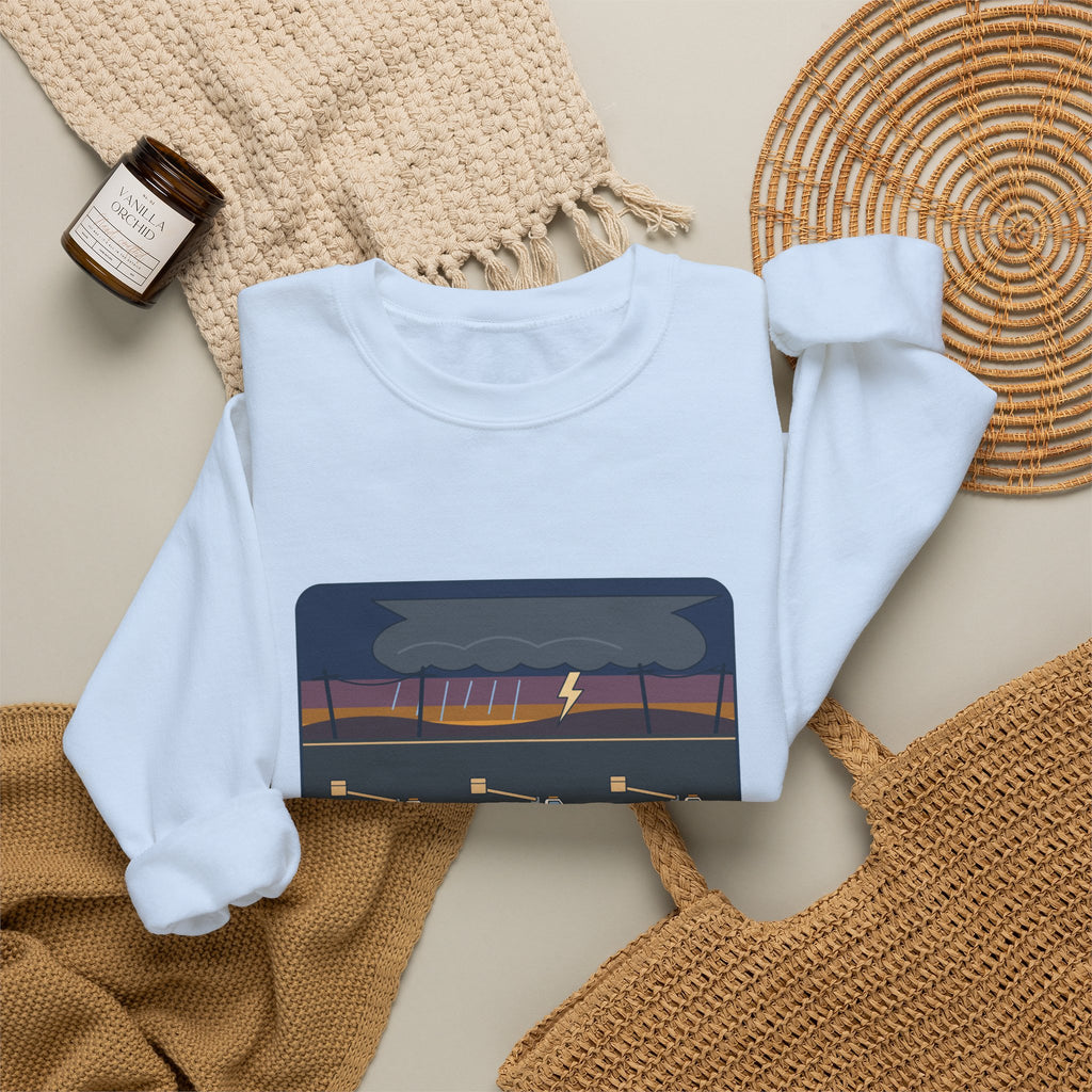 Lineworker Crewneck Sweatshirt - Mutual Aid. Any State. Any Storm. Gift