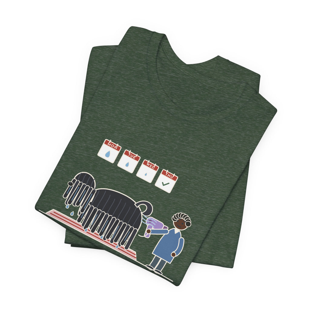 Puli Dog T-Shirt - Came In From the Rain on Monday, Dried by Thursday