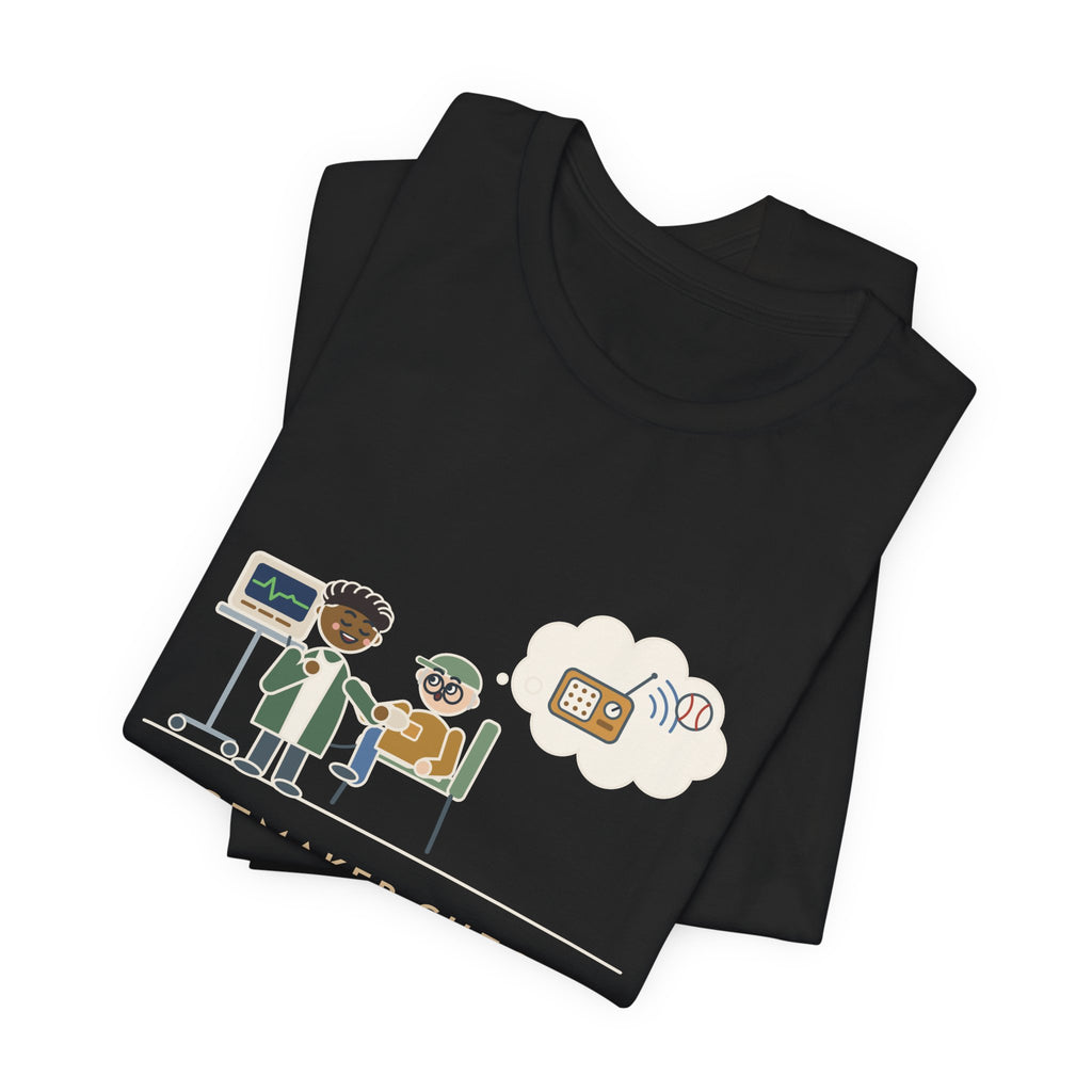 Cardiac Device Clinic Nurse T-Shirt - Pacemaker Check, Does It Get the Ballgame Funny Nurse Tee