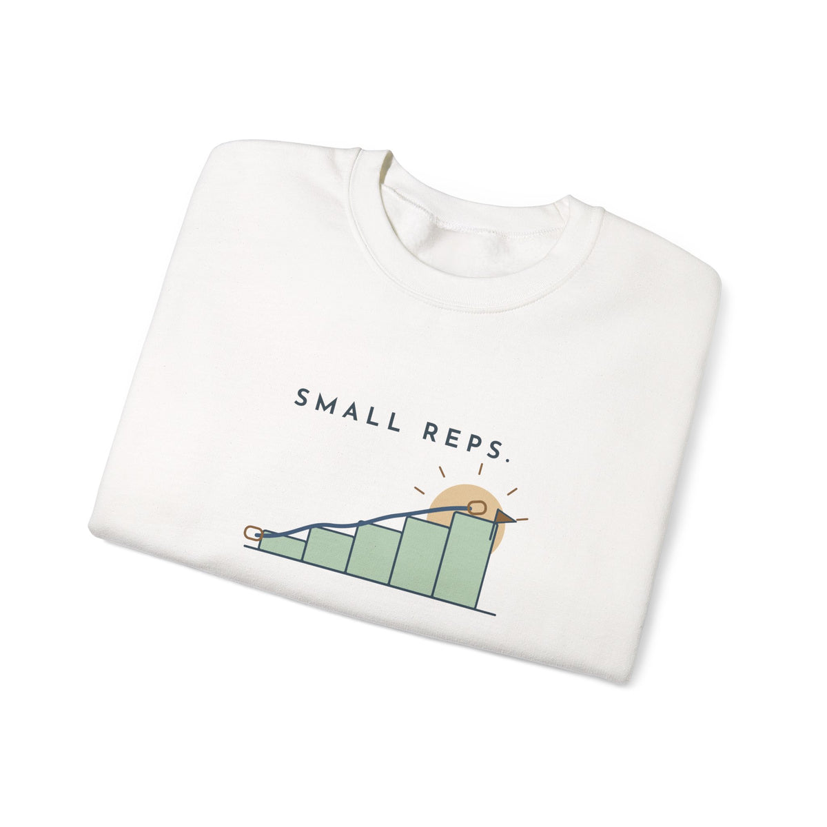 Physical Therapist and OT Crewneck Sweatshirt - Small Reps, Big Comebacks Gift