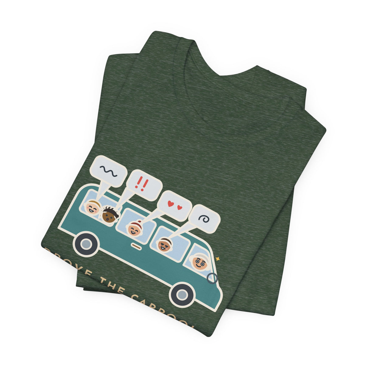 Funny Parent of Teens T-Shirt - Drove the Carpool, Learned Everything by Staying Very Quiet