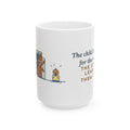 Large 15oz Somali Cat Mug - Clever Cat Opens the Child Lock Before the Toddler