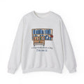 School Librarian Crewneck Sweatshirt - A Blue Book About a Dog. I'm On It.
