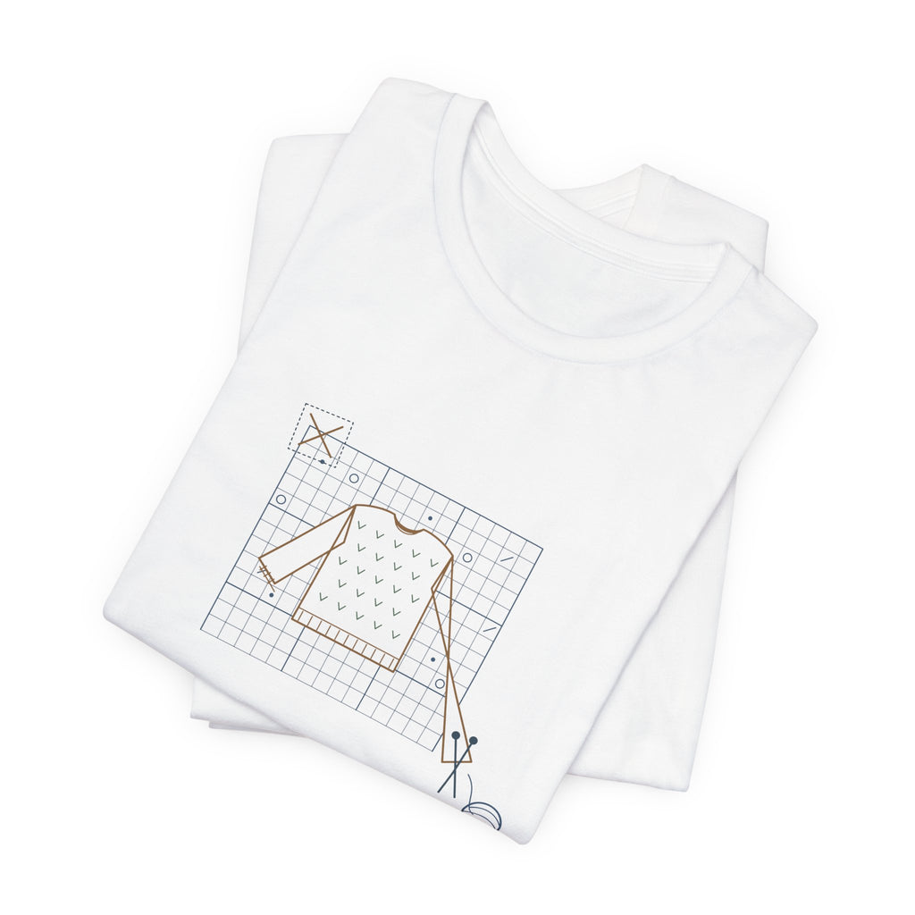 Knitting T-Shirt - Gauge Swatch: Skipped. Consequences: Pending. Knitter Tee