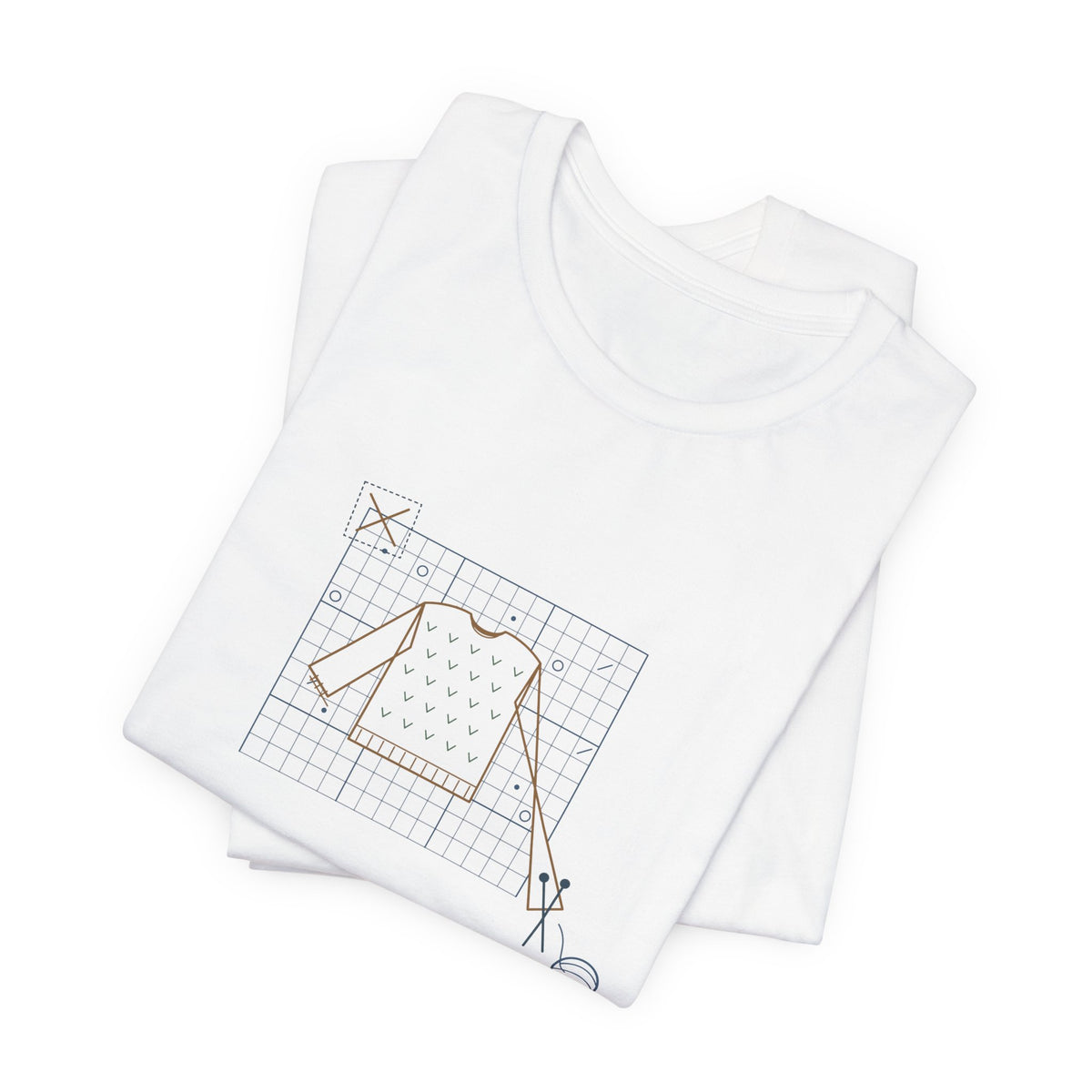 Knitting T-Shirt - Gauge Swatch: Skipped. Consequences: Pending. Knitter Tee