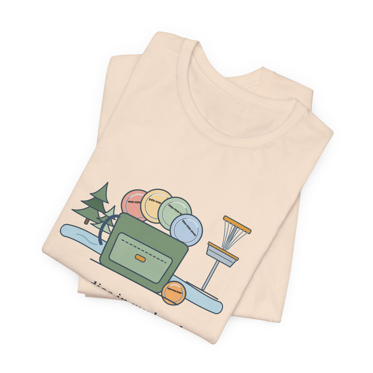 Disc Golf T-Shirt - Every Disc in My Bag Has My Phone Number on It. Funny Disc Golfer Tee