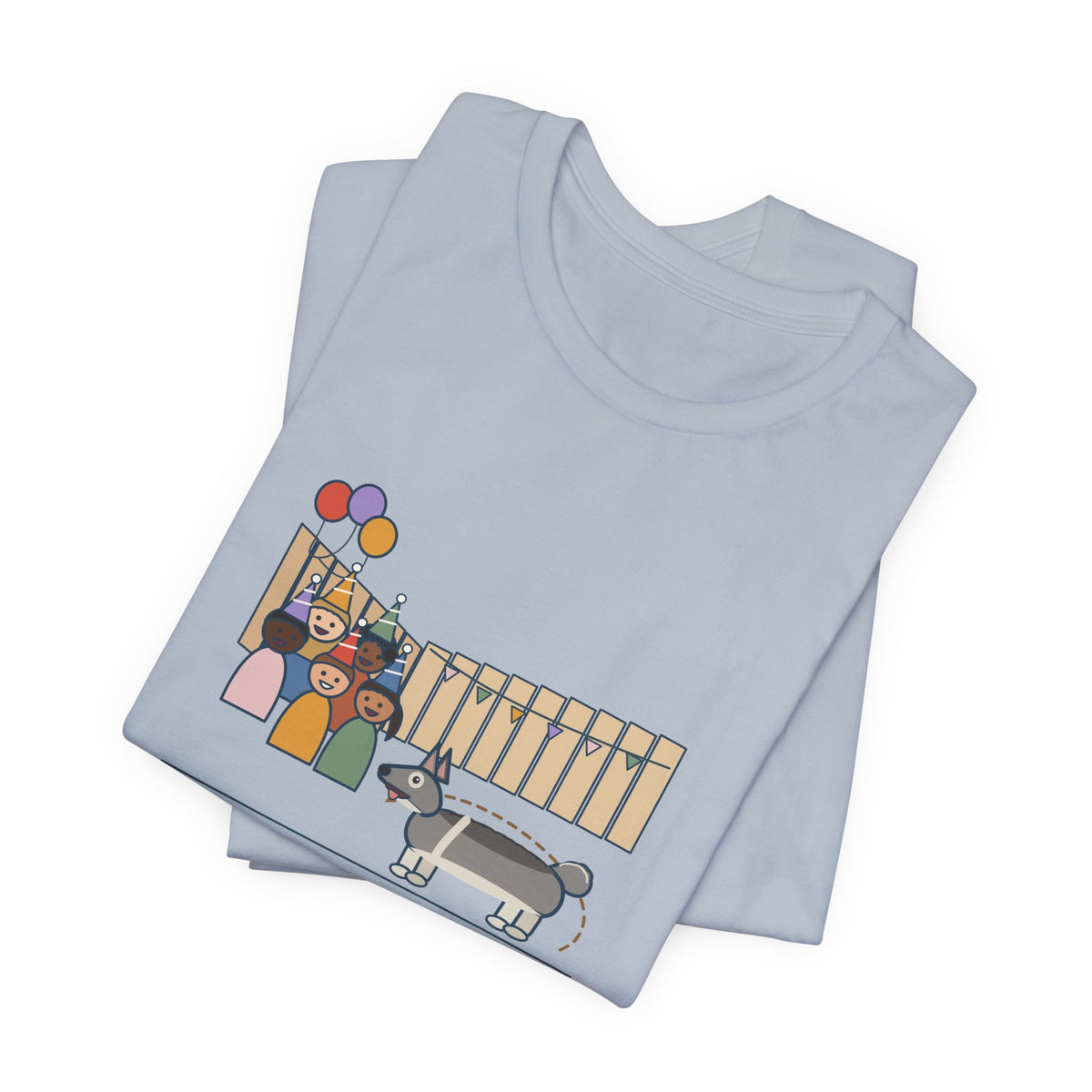 Swedish Vallhund T-Shirt - Herded the Whole Birthday Party Into One Corner