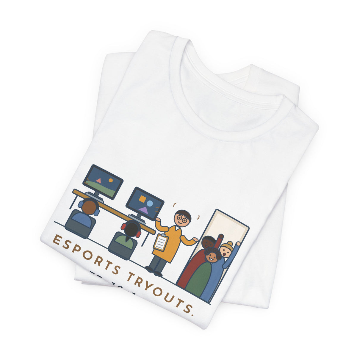 Esports Club Adviser T-Shirt - Esports Tryouts, Half the Parents Want It to Count as PE Funny Tee